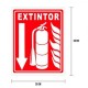 Cartel «extintor» (vertical)