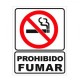 Cartel «no fumar»