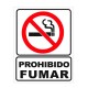 Cartel «no fumar»