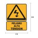 Cartel «peligro alta tensión»