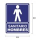 Cartel «sanitario hombres»