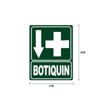 Cartel «Botiquín»