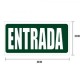 Cartel «entrada»