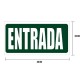 Cartel «entrada»