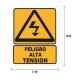 Cartel «peligro alta tensión»