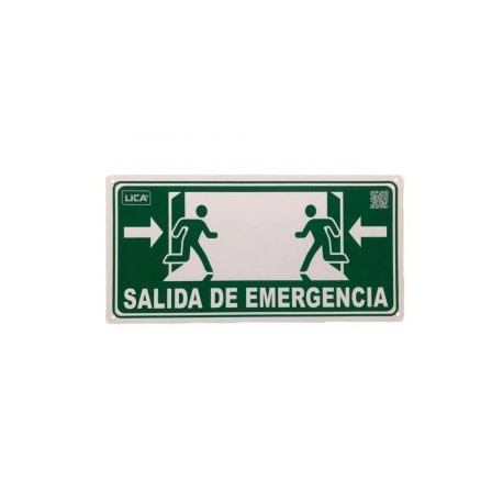 Cartel «salida de emergencia»