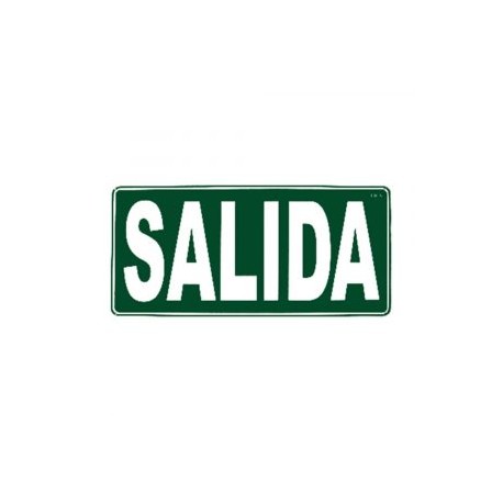 Cartel «salida»
